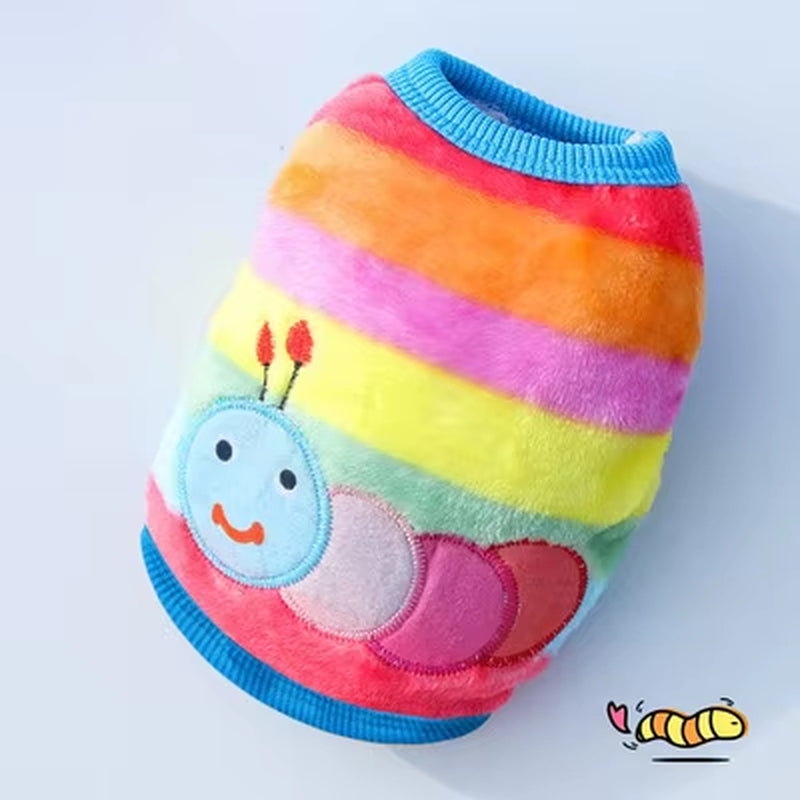 Soft Fleece Pet Dog Clothes for Small Dogs Cats Coats Jackets Vest Winter Warm Cute Pet Clothing for Dog Clothes Sweater Costume