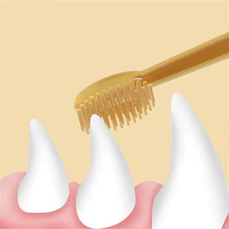 Double-Ended 360° Silicone Pet Toothbrush