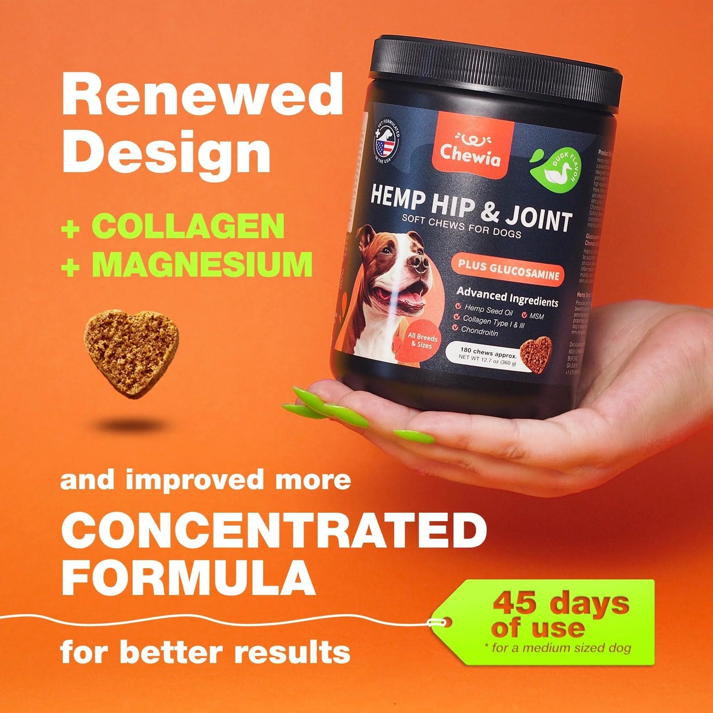 Glucosamine for Dogs Hip & Joint Supplement Chondroitin