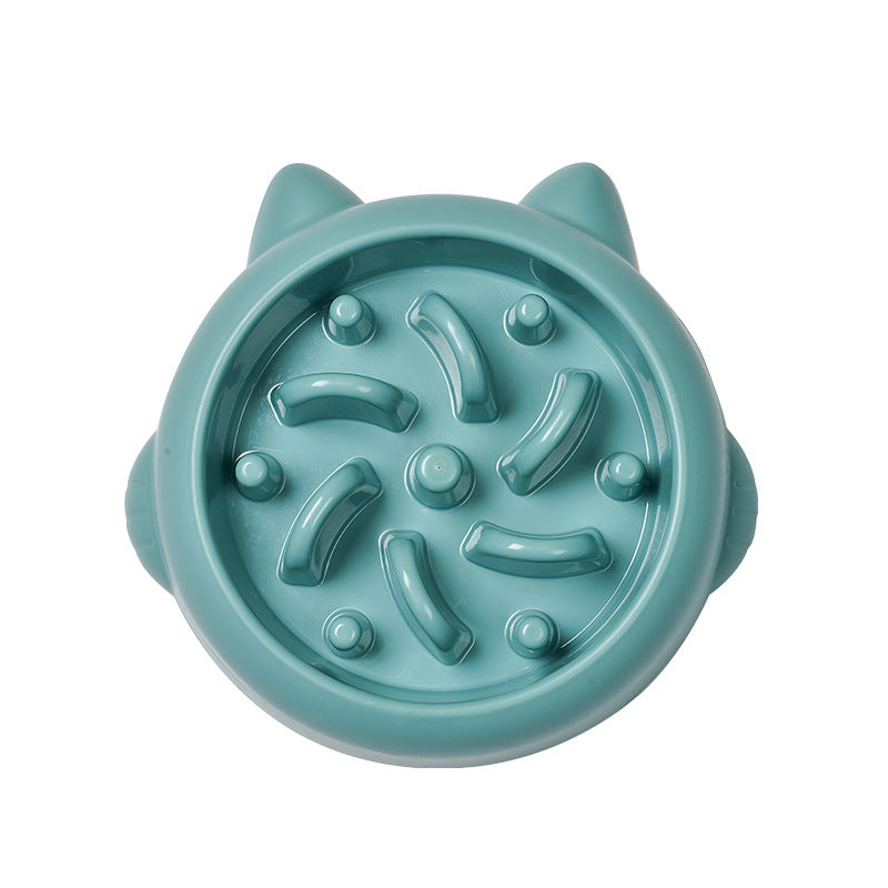 Anti-Gulp Slow Feeder Bowl for Dogs & Cats