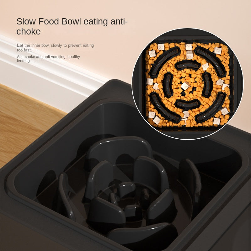 Adjustable Elevated Double Dog Bowl Stand