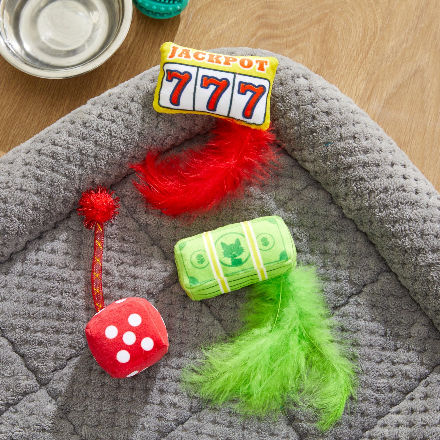Vegas Cat Toys with Catnip, Multicolor, 3 Pack