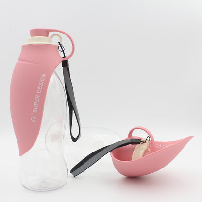 Leak-Proof Portable Dog Water Bottle & Bowl