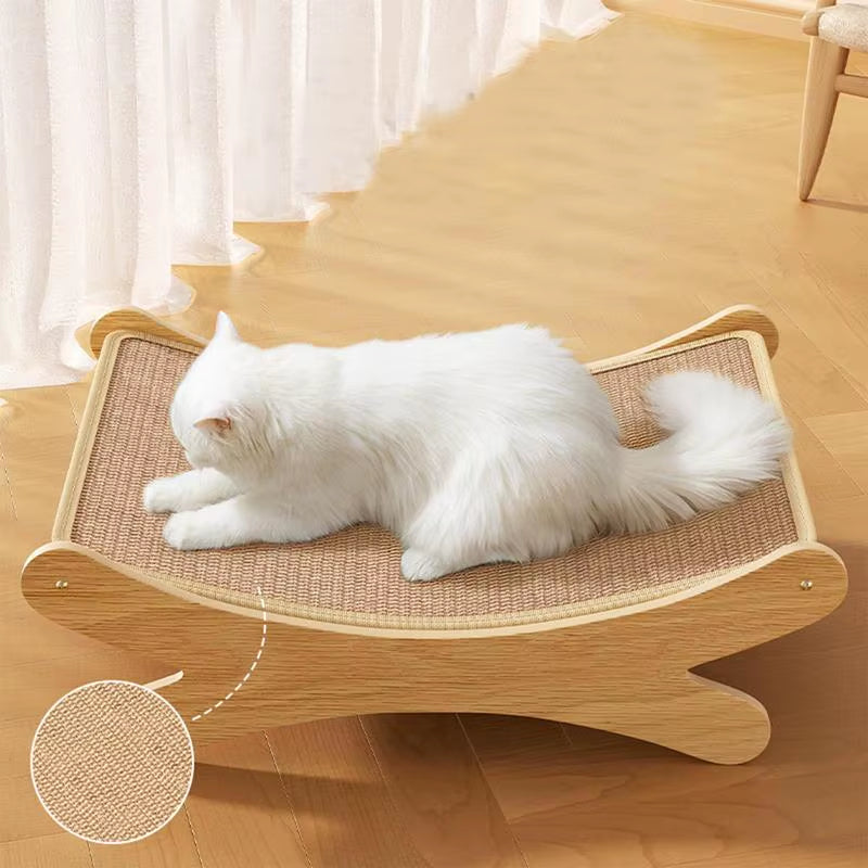 2-in-1 Cat Scratcher Lounge Bed