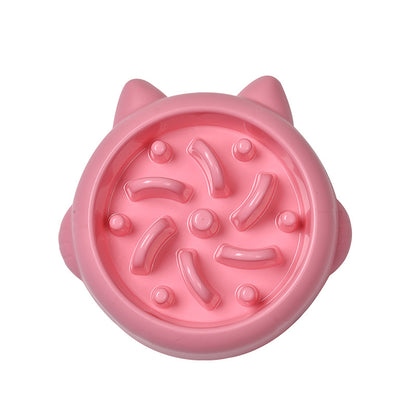 Anti-Gulp Slow Feeder Bowl for Dogs & Cats