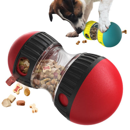 Interactive Dog Treat Dispenser Tumbler Toy