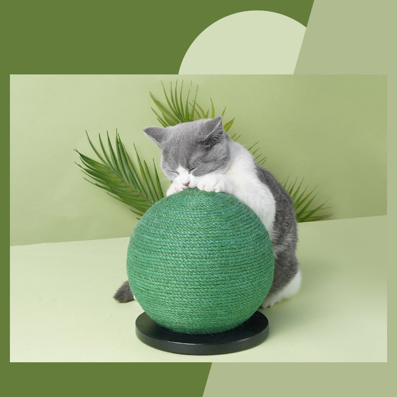 Cactus Sisal Cat Scratching Ball Toy