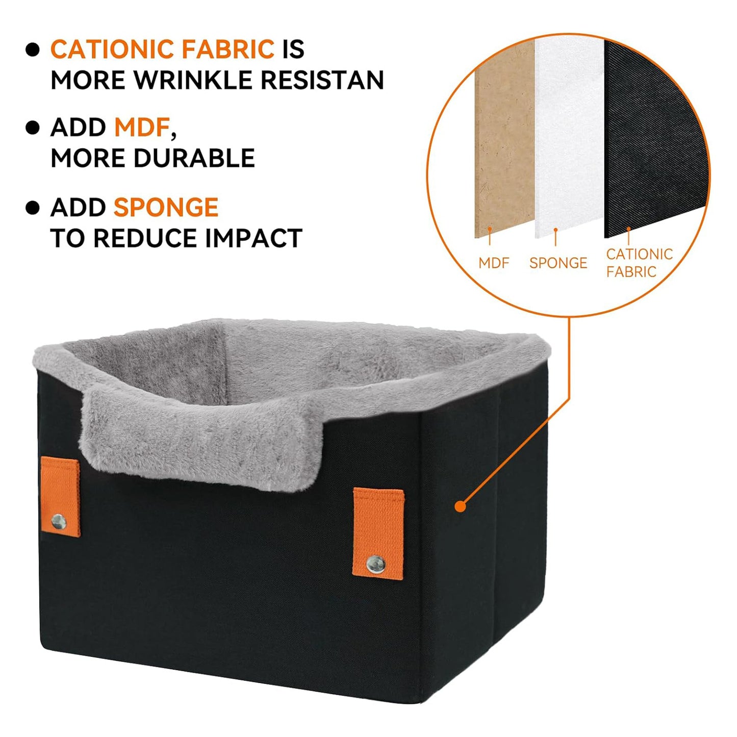 Portable Small Dog Booster Car Seat