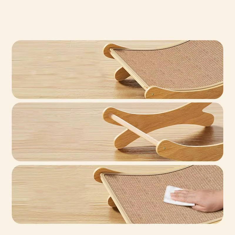 2-in-1 Cat Scratcher Lounge Bed