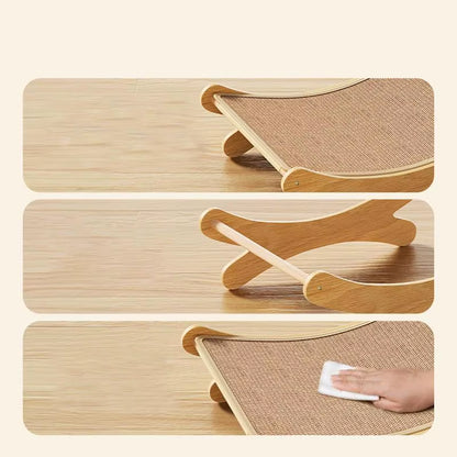 2-in-1 Cat Scratcher Lounge Bed