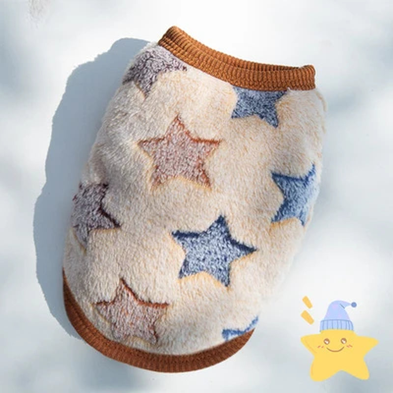 Soft Fleece Pet Dog Clothes for Small Dogs Cats Coats Jackets Vest Winter Warm Cute Pet Clothing for Dog Clothes Sweater Costume