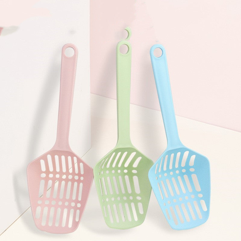 Suits Different Sized Cats Litter Solid Handle Plastic Pet Cat Litter Shovel Scoop