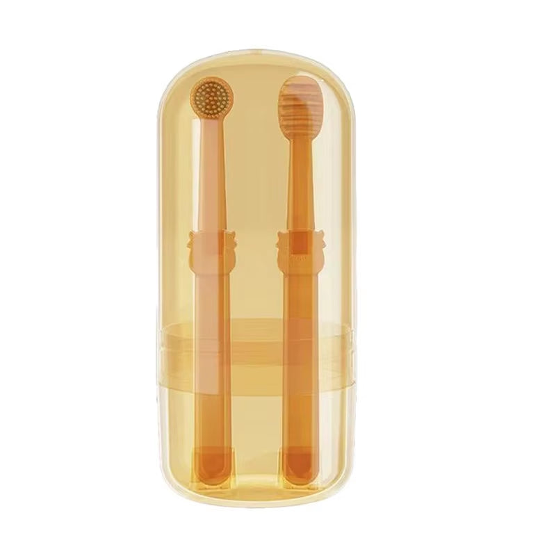 Double-Ended 360° Silicone Pet Toothbrush