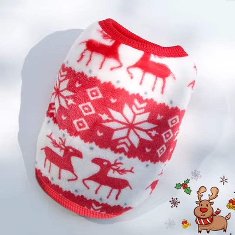 Soft Fleece Pet Dog Clothes for Small Dogs Cats Coats Jackets Vest Winter Warm Cute Pet Clothing for Dog Clothes Sweater Costume