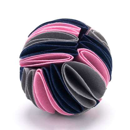 Foldable Dog Snuffle Ball Dog Training Toys Increase IQ Pet Cat Training Games Feeding Intelligence Toy
