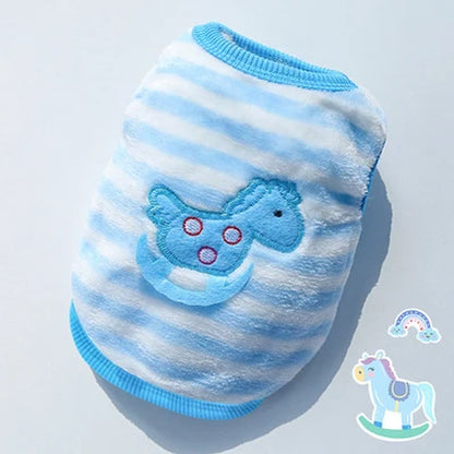 Soft Fleece Pet Dog Clothes for Small Dogs Cats Coats Jackets Vest Winter Warm Cute Pet Clothing for Dog Clothes Sweater Costume