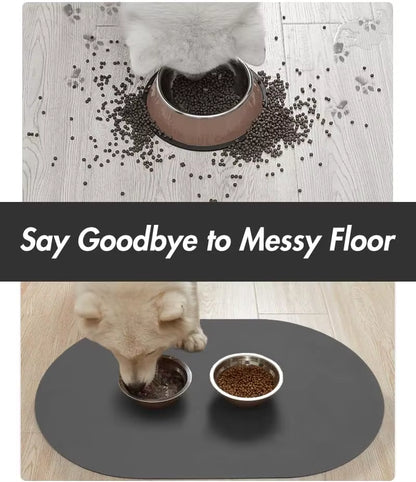Quick-Dry Absorbent Pet Food & Water Mat