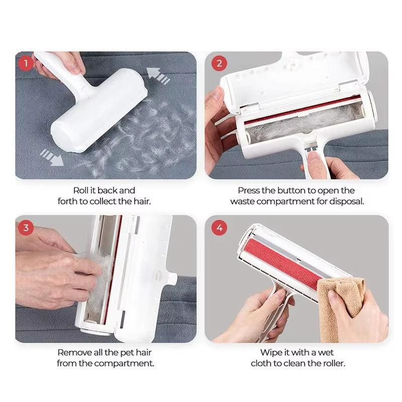 Self-Cleaning Pet Hair Remover Roller