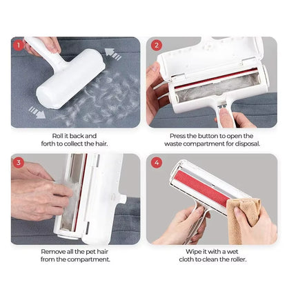 Self-Cleaning Pet Hair Remover Roller