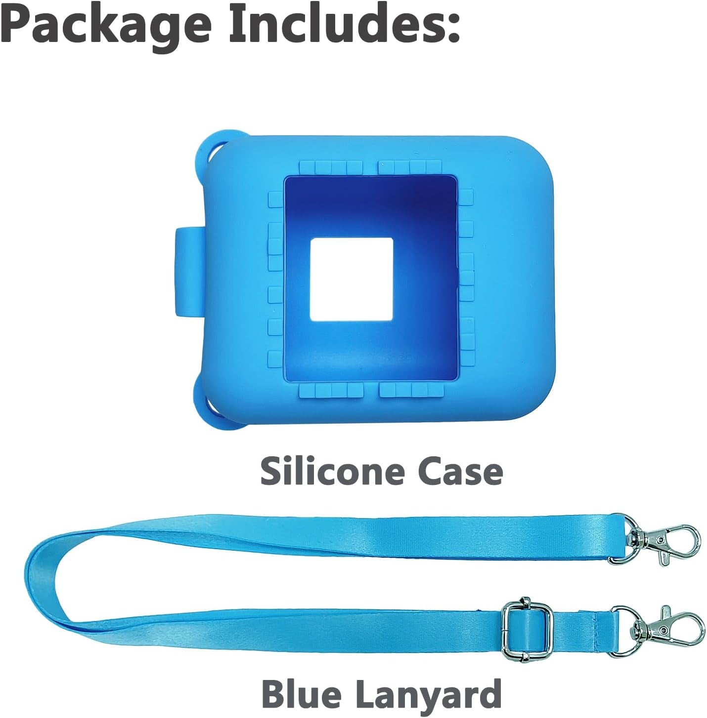 Silicone Cover Case for Bitzee Interactive Digital Pet and Case, Protective Skin Sleeve for Bitzee Virtual Electronic Pets Accessories (For Original 15 Animals) (Blue)