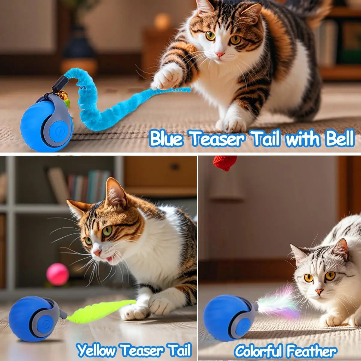 Rechargeable Speedy Tail Cat Toy