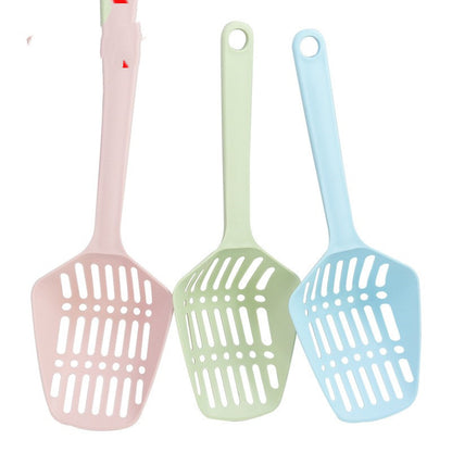 Suits Different Sized Cats Litter Solid Handle Plastic Pet Cat Litter Shovel Scoop