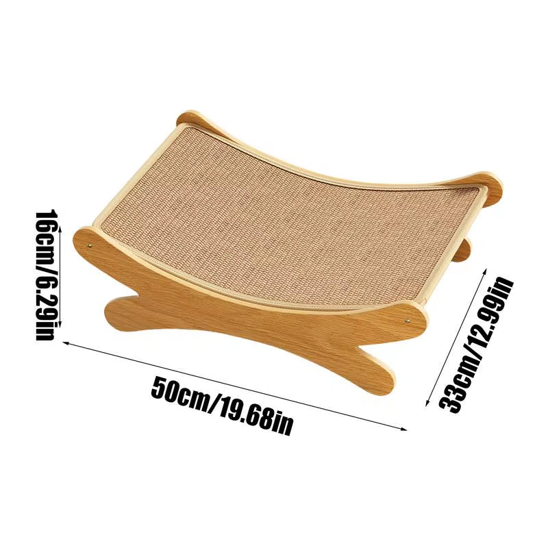 2-in-1 Cat Scratcher Lounge Bed