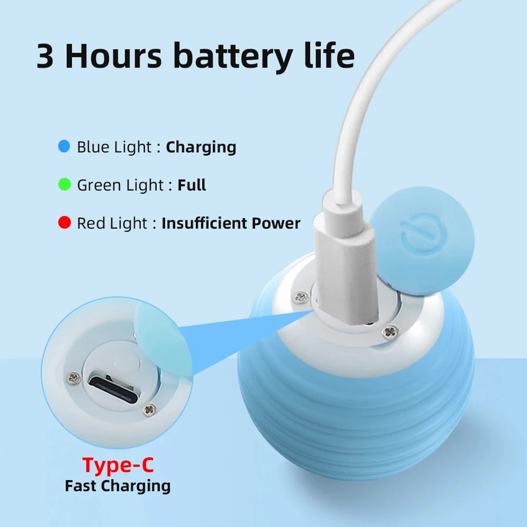 Smart Interactive Ball Toy for Cats