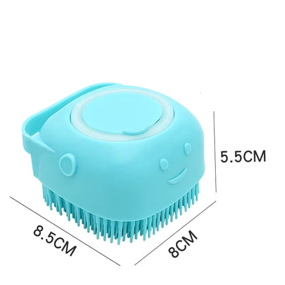 Bathroom Puppy Big Dog Cat Bath Massage Gloves Brush Soft Safety Silicone Pet Accessories for Dogs Cats Tools Mascotas Products