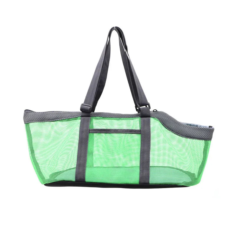 Foldable Mesh Pet Carrier for Small Dogs & Cats