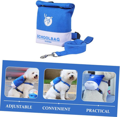 Small Dog Hiking Backpack Harness