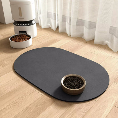 Quick-Dry Absorbent Pet Food & Water Mat