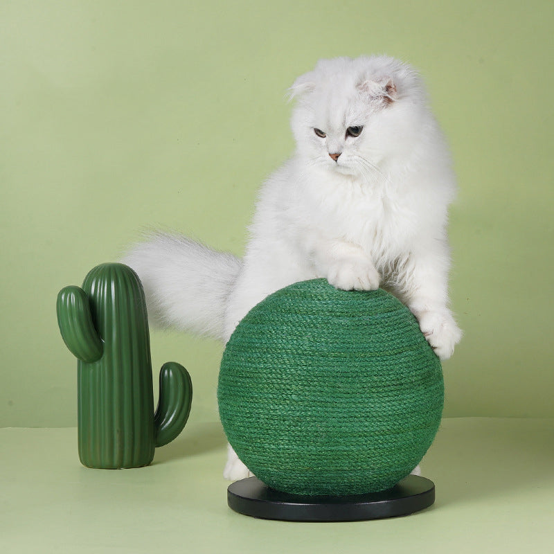 Cactus Sisal Cat Scratching Ball Toy