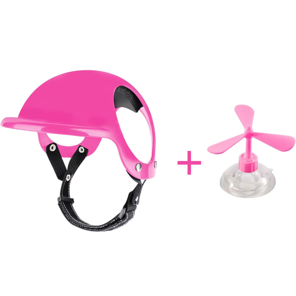 Hiking Cycling French Bulldog Pet Locomotive Helmet Handsome Dog Accessories for Small Medium Dogs Puppy Mascotas Hat Headgear