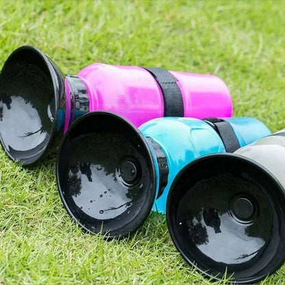 500Ml Outdoor Portable Pet Dog Water Bottle Extrusion Large Dog Travel Water Cup Drinking Water Feeder Bowl for Dog Cat