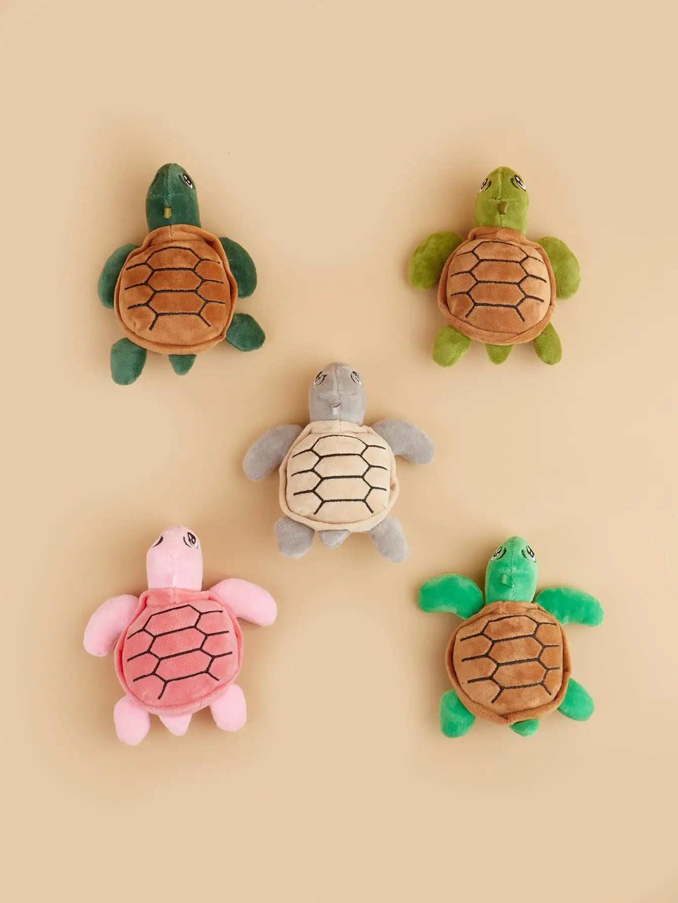 Squeaky Turtle Dental Chew Toy for Dogs