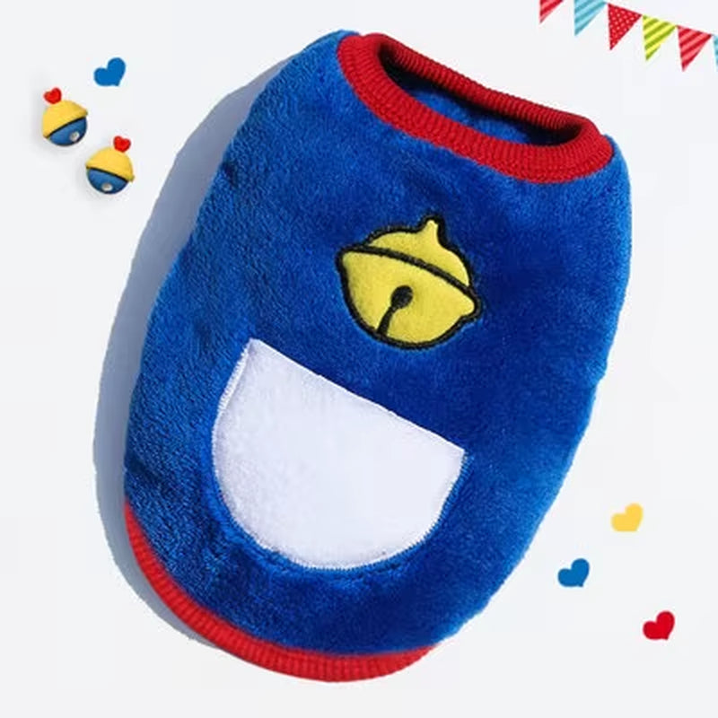 Soft Fleece Pet Dog Clothes for Small Dogs Cats Coats Jackets Vest Winter Warm Cute Pet Clothing for Dog Clothes Sweater Costume