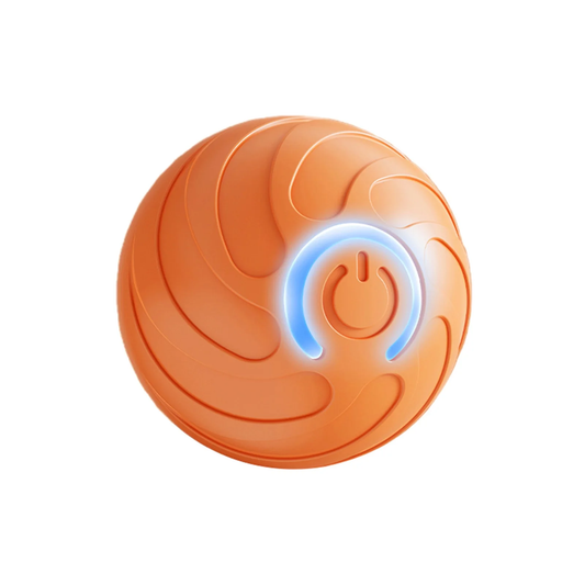 Automatic Rolling Ball Dog Toy Ball Electric Automatic Dog Toy Interactive Smart Pet Interaction LED Rechargeable Toy Pet