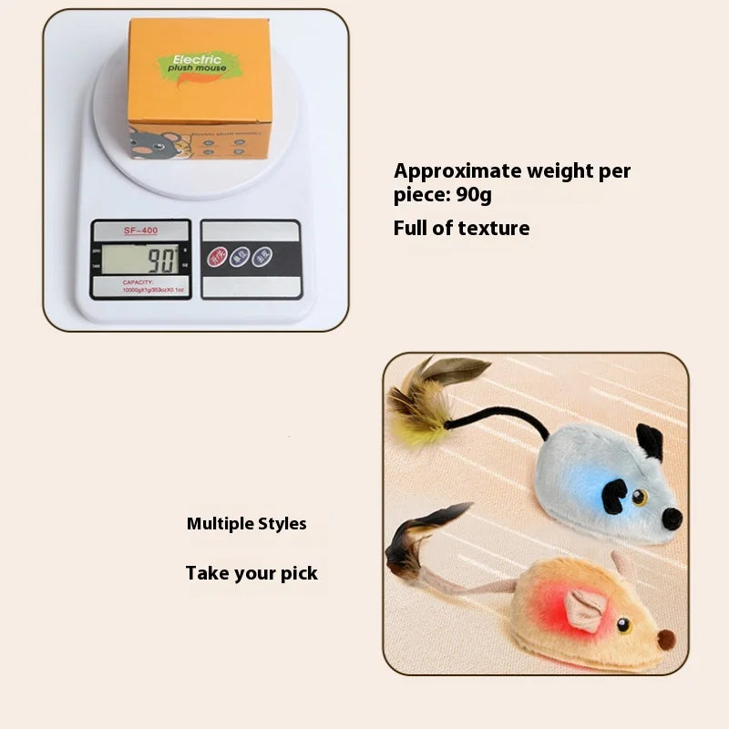 Rechargeable Remote-Control Mouse Toy for Cats