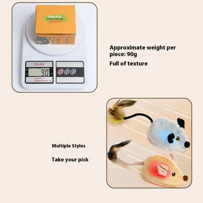 Rechargeable Remote-Control Mouse Toy for Cats