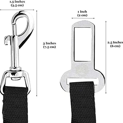 1PC Adjustable Pet Cat Dog Car Seat Belt Pet Seat Vehicle Dog Harness Lead Clip Safety Lever Nylon Colorful Traction Ddogs Leash