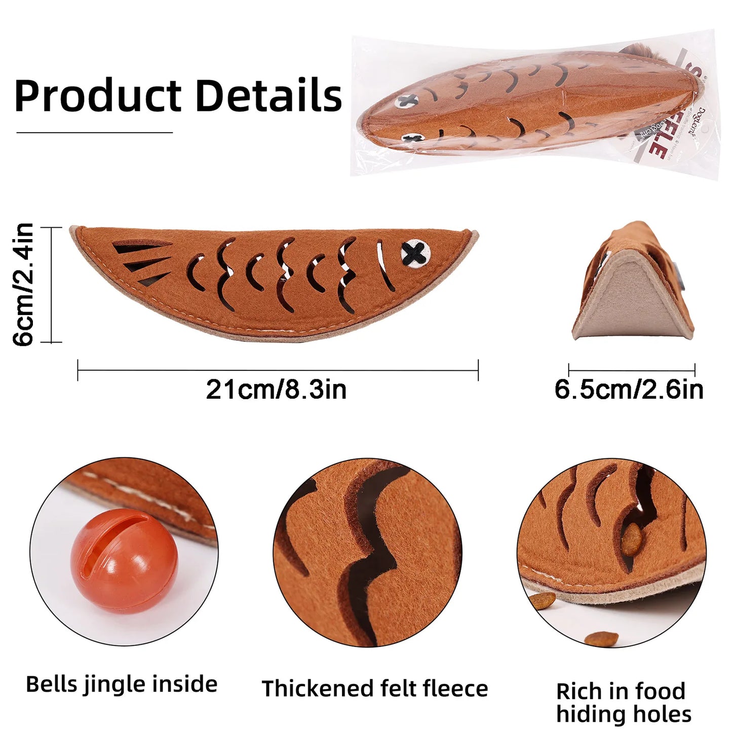 Fish-Shaped Interactive Chew Toy for Dogs