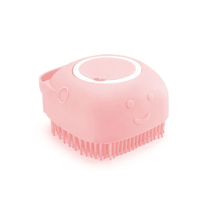 Pet Bath Massage Gloves Soft Safety Silicone for Puppy Dog Cat Grooming Bathroom Tools Mascotas Accessories
