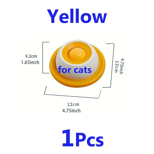 Yogurt Licking Plate Slow Feeder for Dogs & Cats Pet Lick Mat Interactive Snack Bowl Promotes Dental Health Pet Licking Mat Bowl