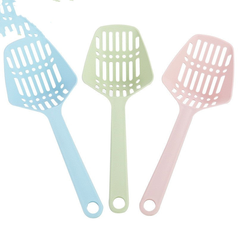 Suits Different Sized Cats Litter Solid Handle Plastic Pet Cat Litter Shovel Scoop