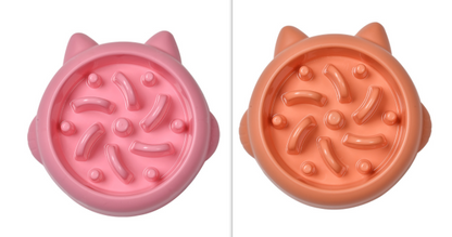 Anti-Gulp Slow Feeder Bowl for Dogs & Cats