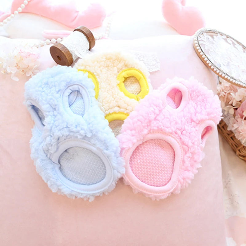 Winter Bunny Kitten Sweater Clothes Warm Velvet Small Animal Pullovers Rabbit Guinea Pig Chinchillas Jacket Mascotas Clothing