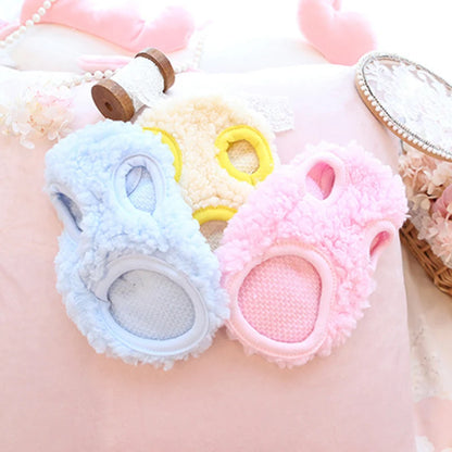 Winter Bunny Kitten Sweater Clothes Warm Velvet Small Animal Pullovers Rabbit Guinea Pig Chinchillas Jacket Mascotas Clothing