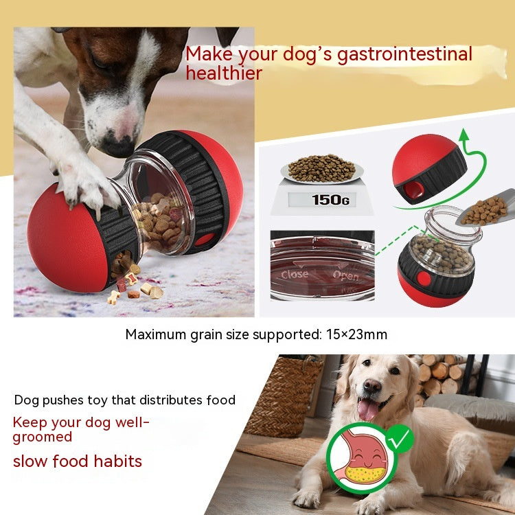 Interactive Dog Treat Dispenser Tumbler Toy
