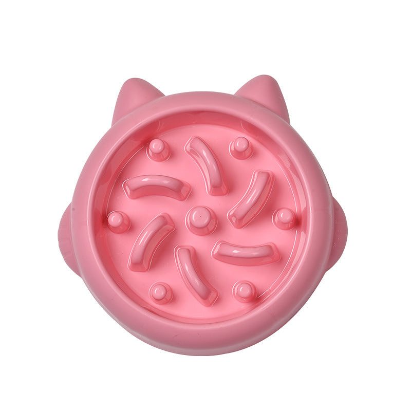 Anti-Gulp Slow Feeder Bowl for Dogs & Cats